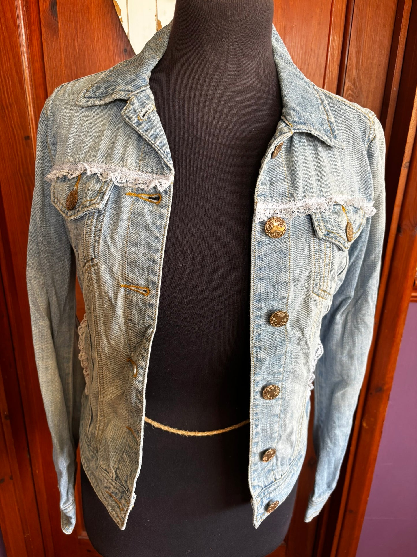 Butterfly Eye Denim Jacket
