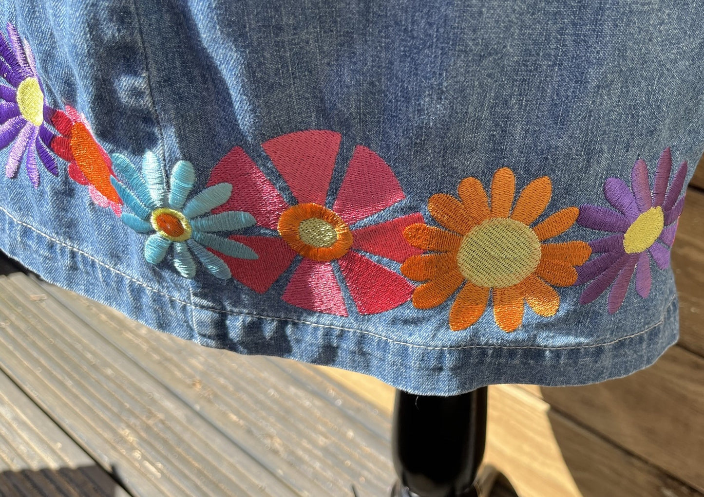 Flower Power Denim Dress