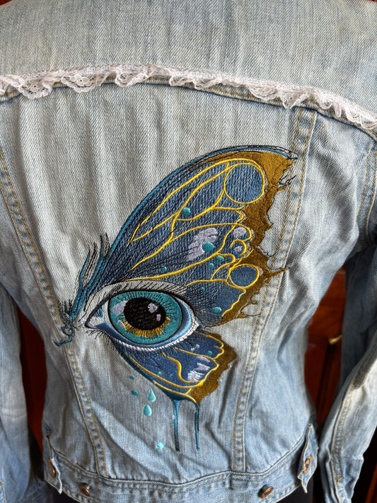 Butterfly Eye Denim Jacket