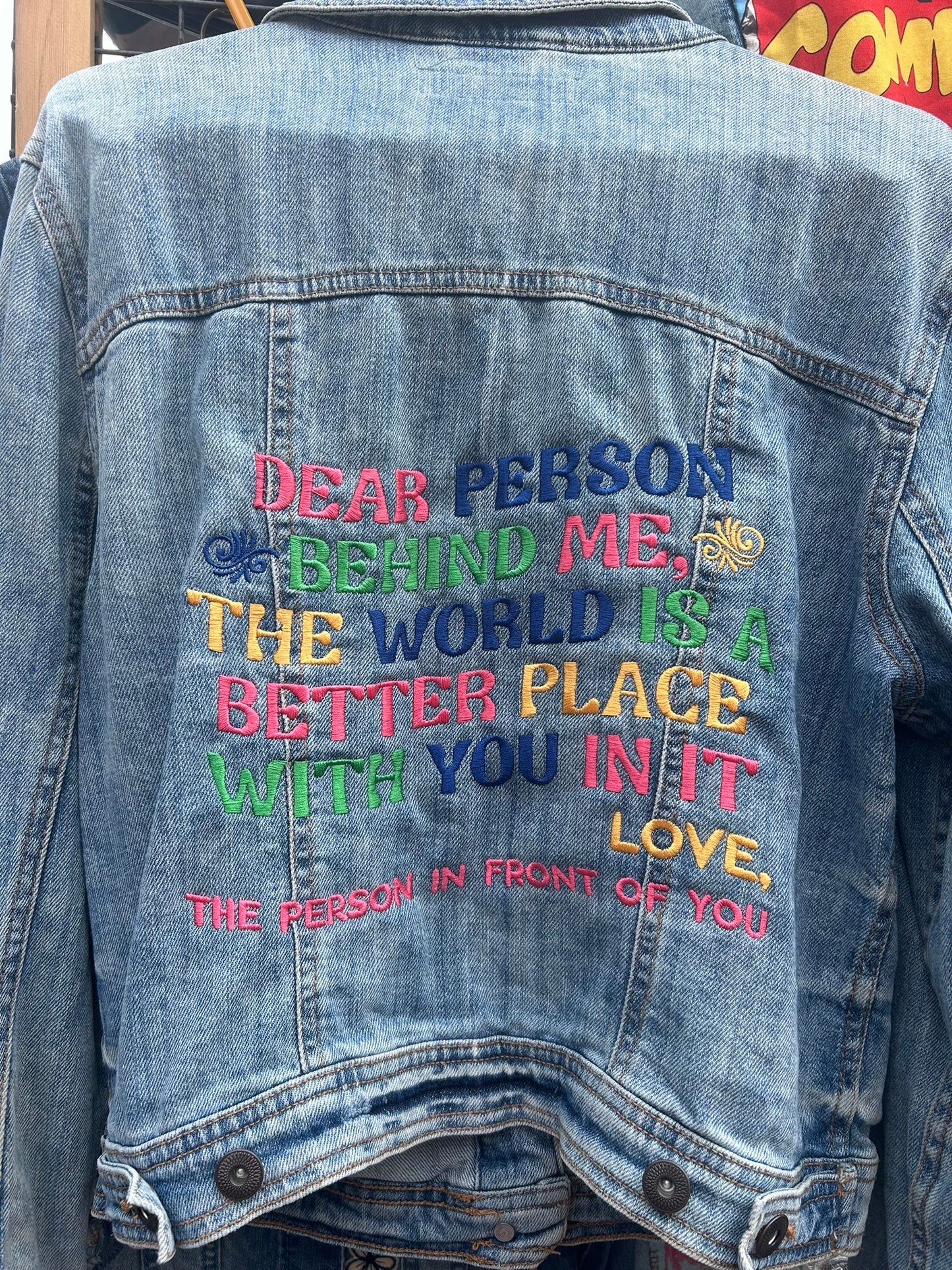 Dear person behind me quote