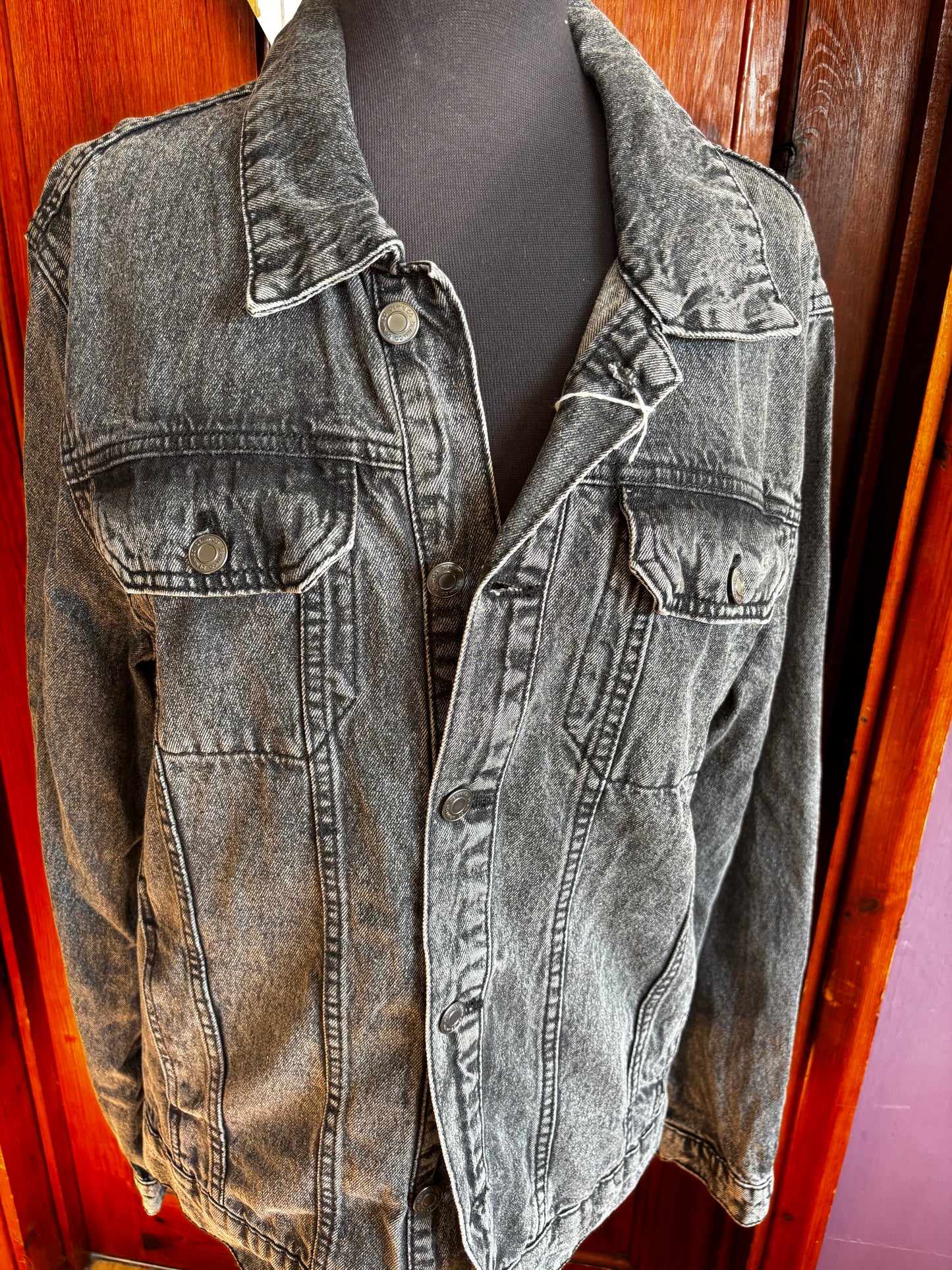 Mens Longhorn Skull and Feather Jacket